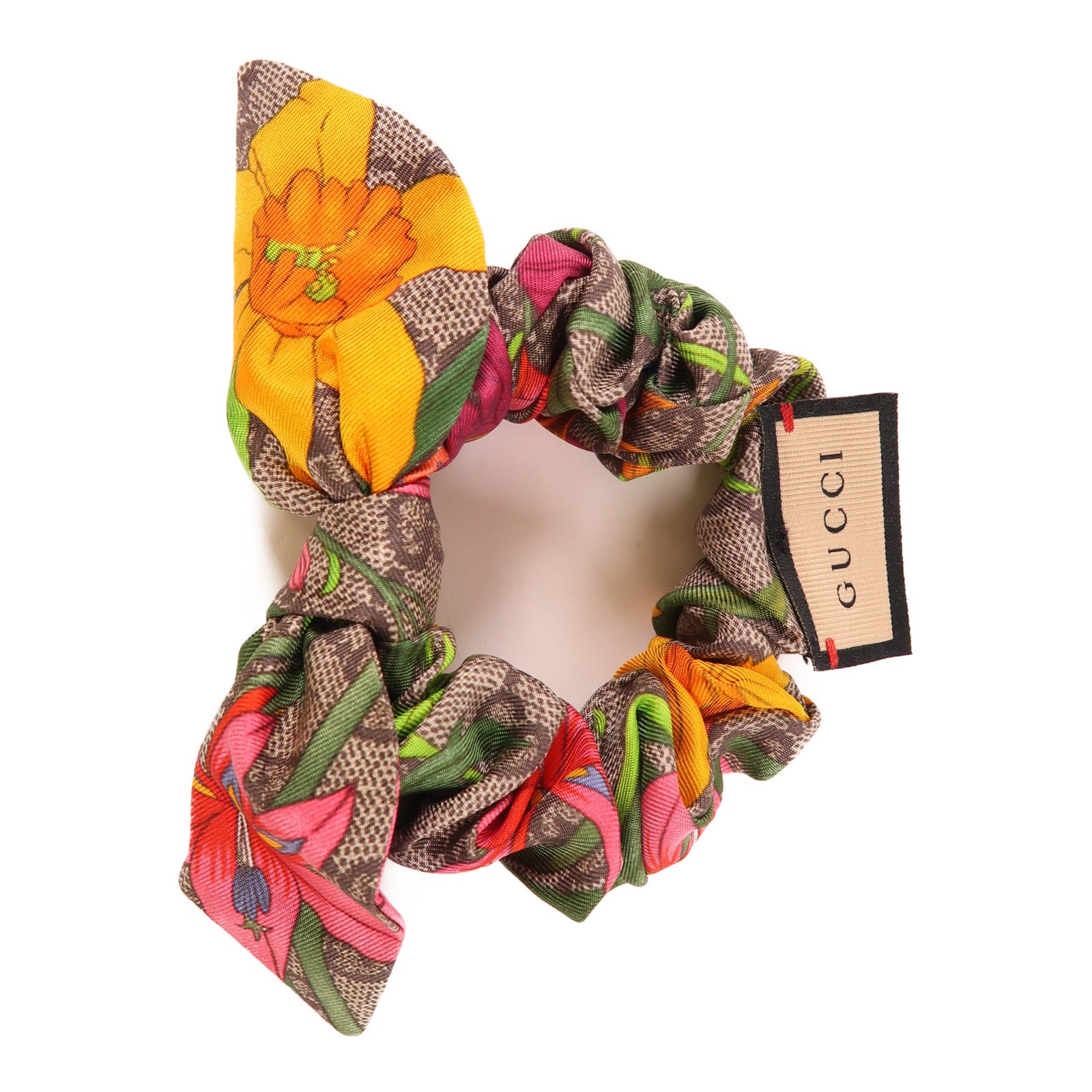 GUCCI 絲質Hair Scrunchy髮圈