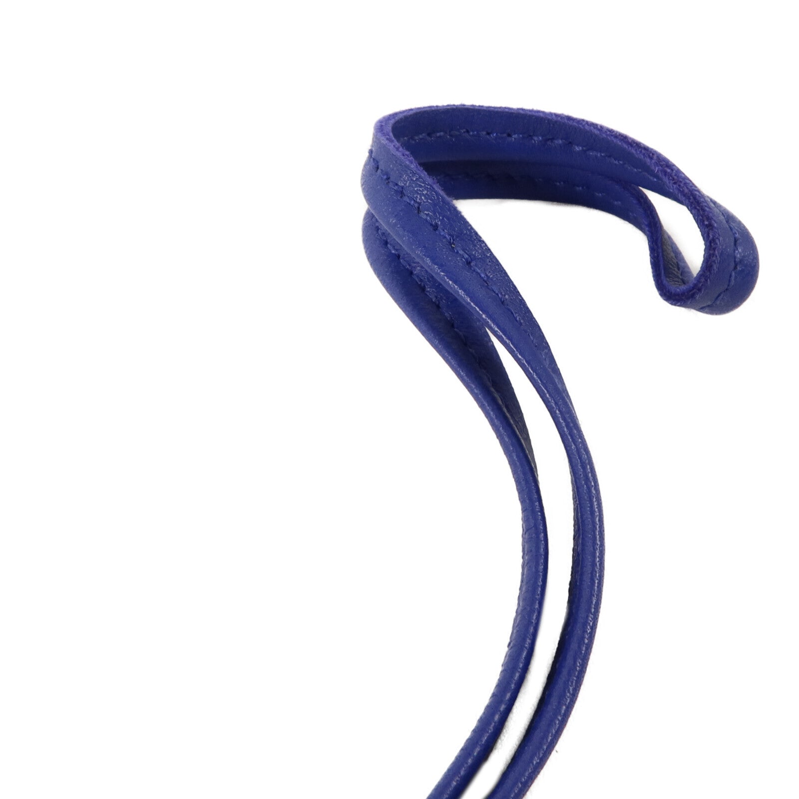 HERMES Milo皮革Rodeo MM掛飾Rose Azalee/Bleu Electrique/Vert Cypress