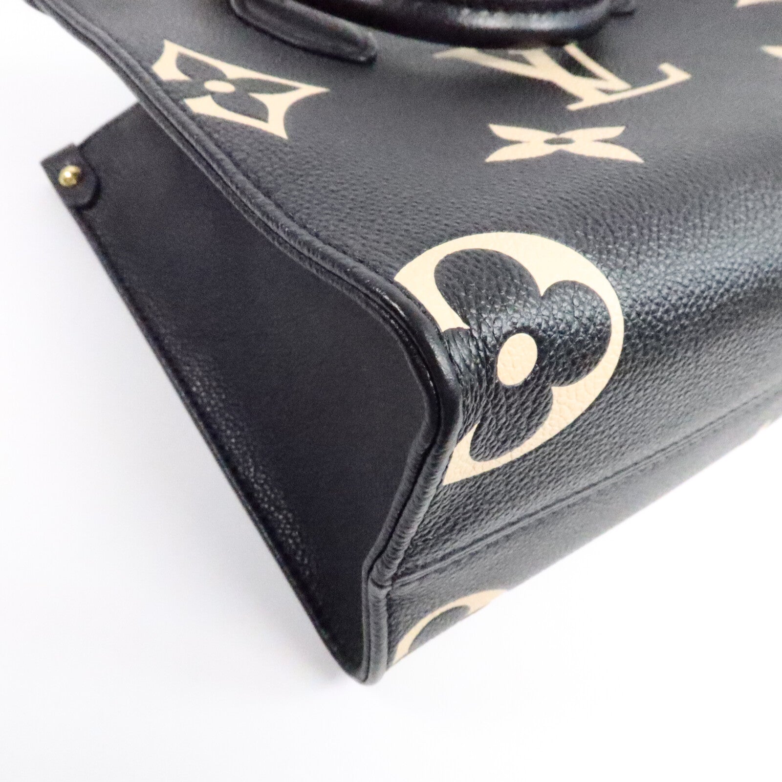 LOUIS VUITTON Monogram Empreinte On The Go PM金扣手挽肩背兩用袋