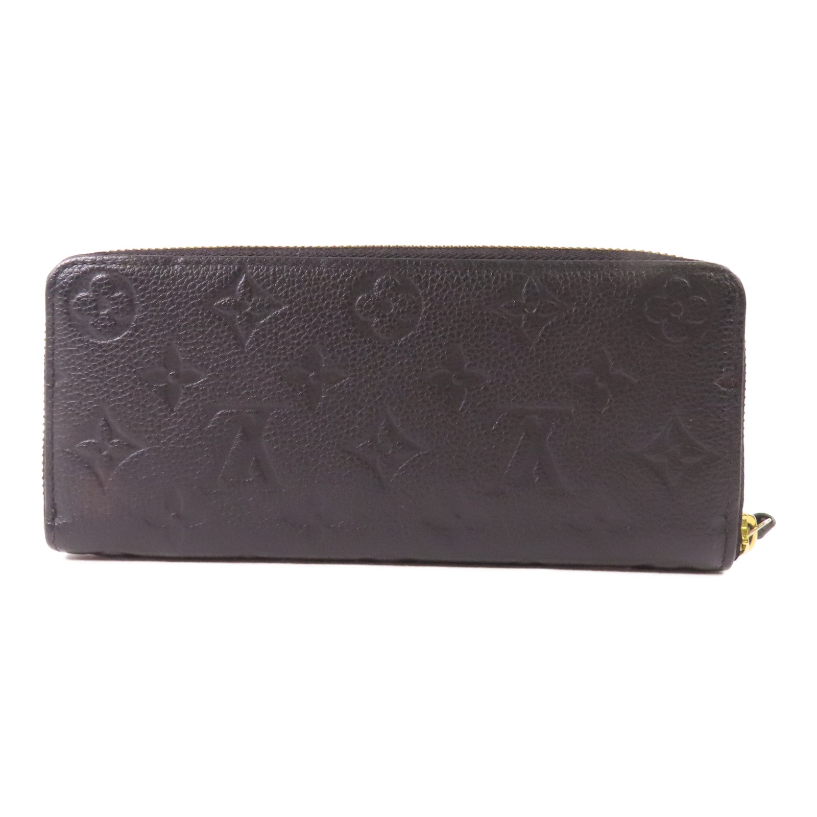 LOUIS VUITTON Monogram Empreinte Clemence Wallet金扣長錢包