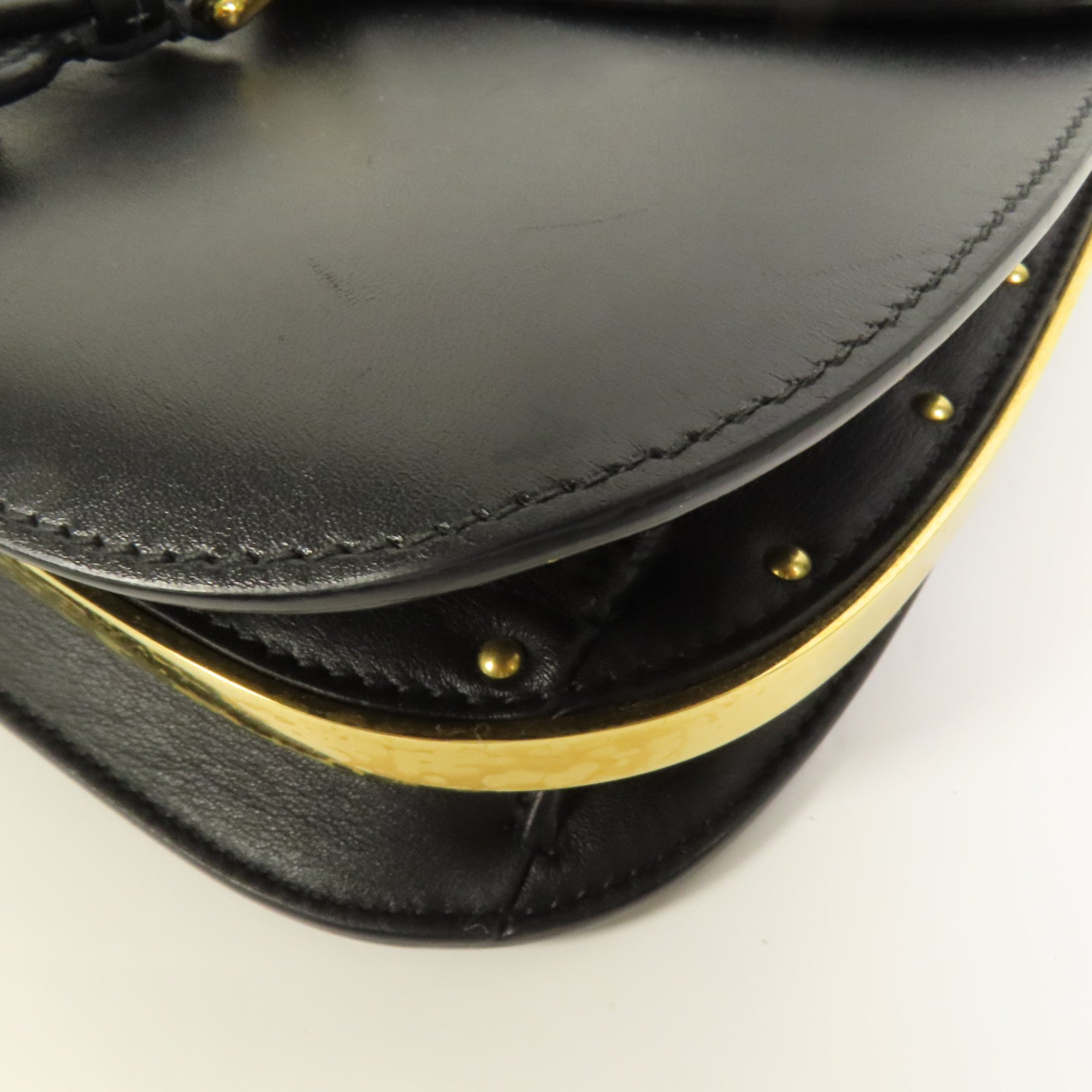 Dior 牛皮皮革Bobby Frame金扣肩背袋