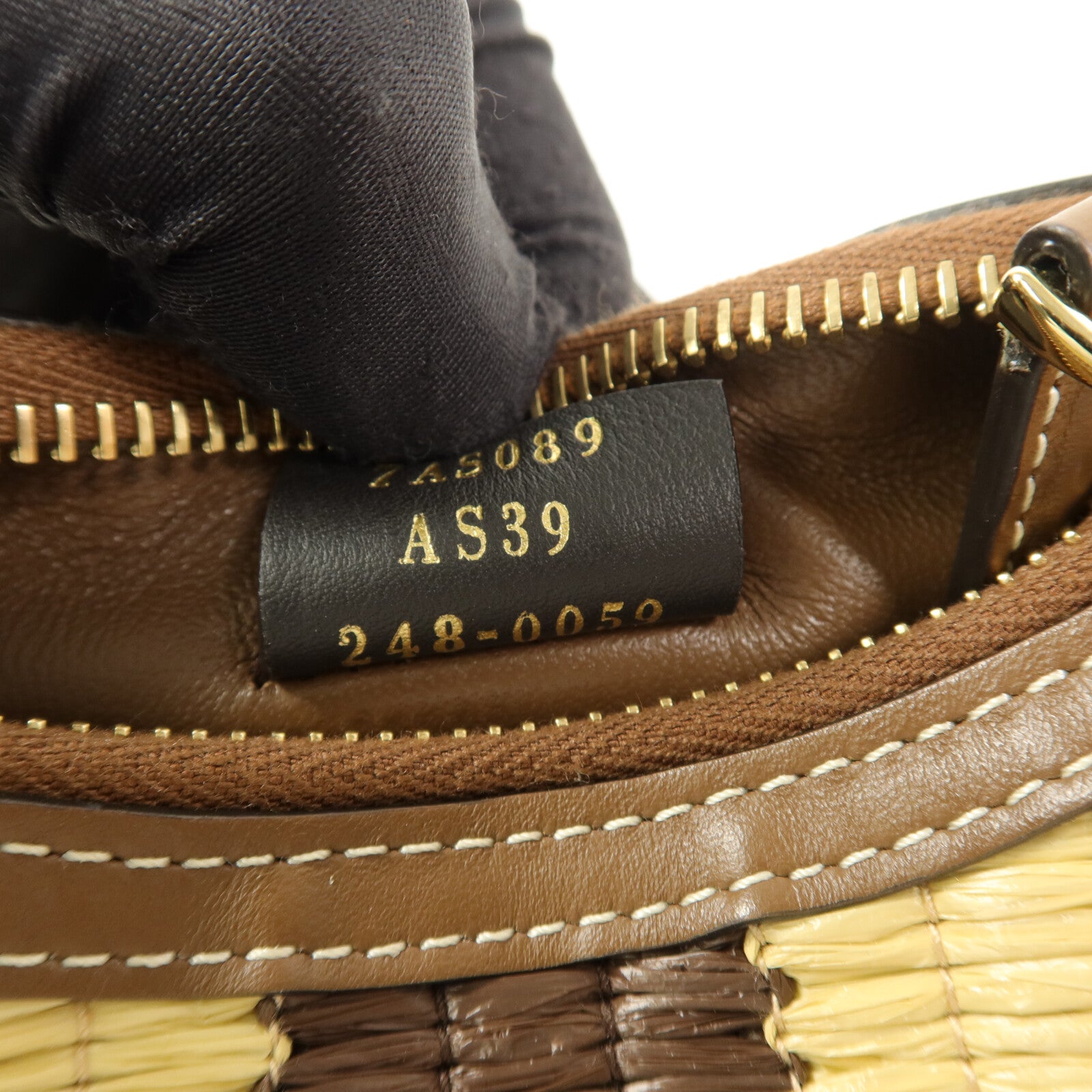 FENDI Raffia Nano Fendigraphy手挽袋