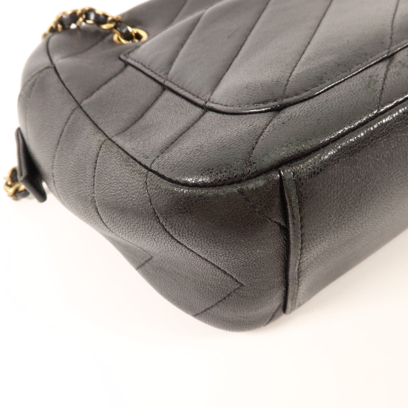 CHANEL 羊皮皮革Chain Shoulder鏈帶肩背袋