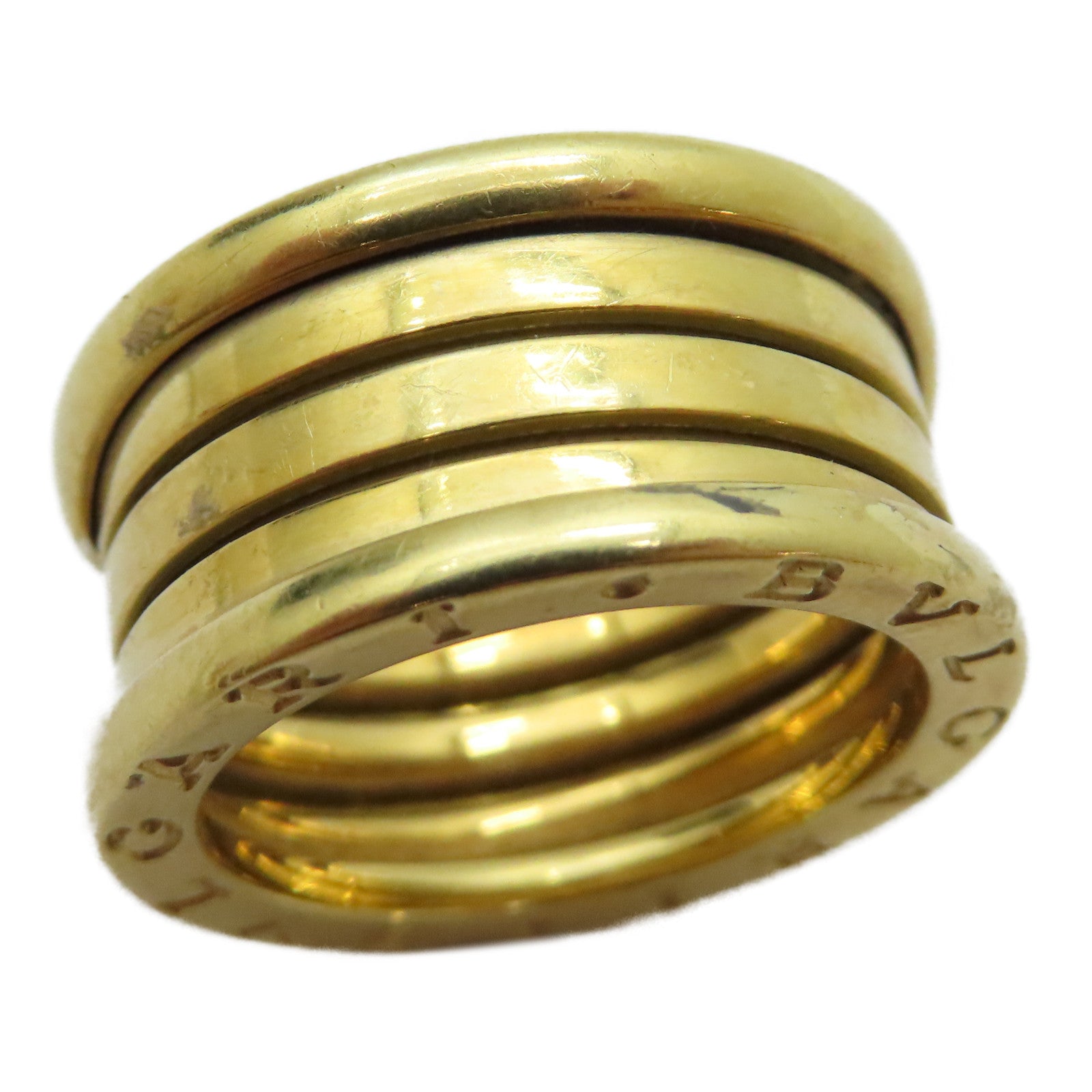 BVLGARI 18K黃金B-zero1 Ring戒指金色Bvlgari＃54/US#5.75