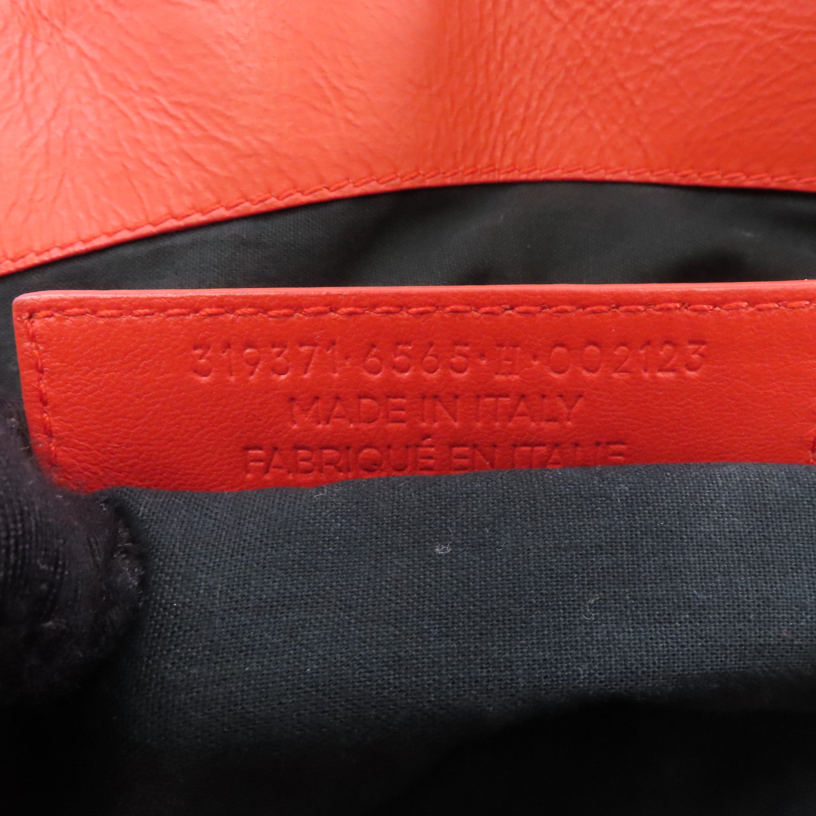 BALENCIAGA 皮革Classic Bowling銀扣手挽肩背兩用袋紅色