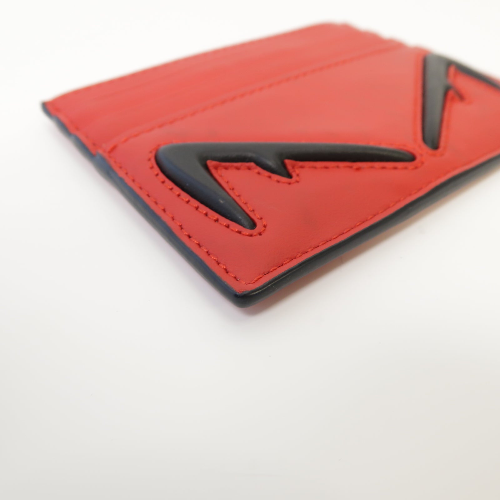 FENDI 牛皮皮革Card Case卡片套紅色