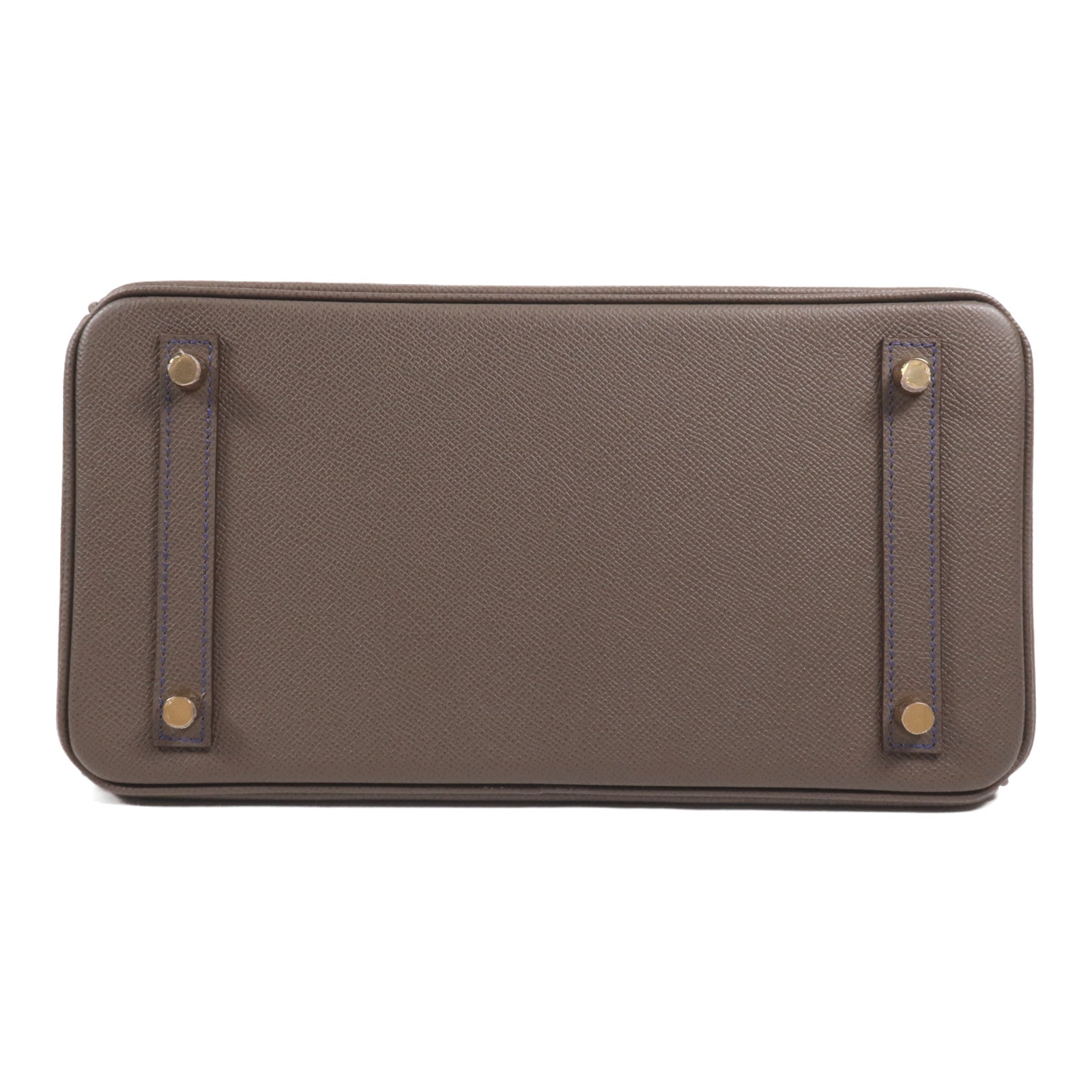 HERMES Epsom皮革Birkin 30金扣手挽袋Etain