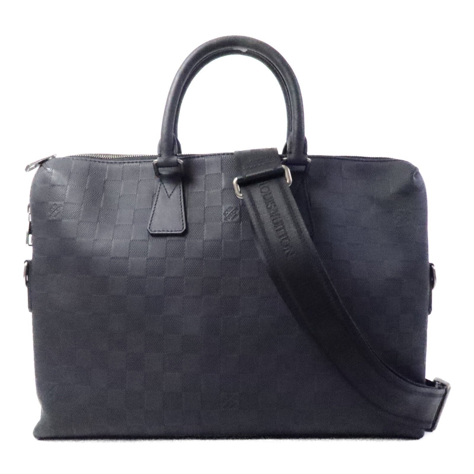 LOUIS VUITTON Damier Infini Porte Documents Jour手挽肩背兩用袋