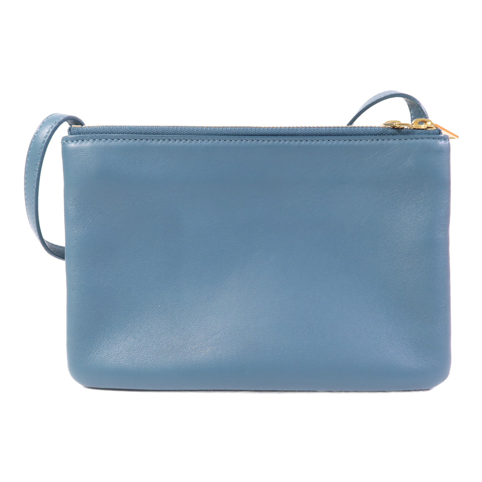 CELINE 牛皮皮革Trio Small金扣肩背袋