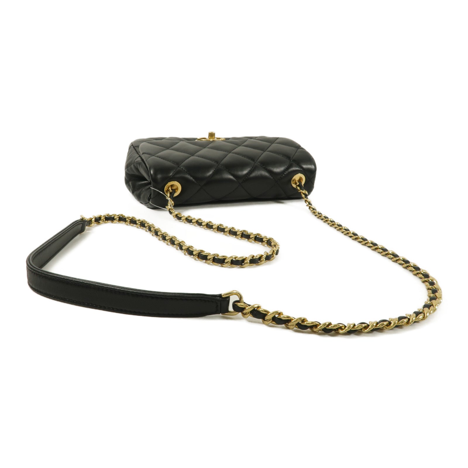 CHANEL 羊皮皮革Chain Shoulder鏈帶肩背袋