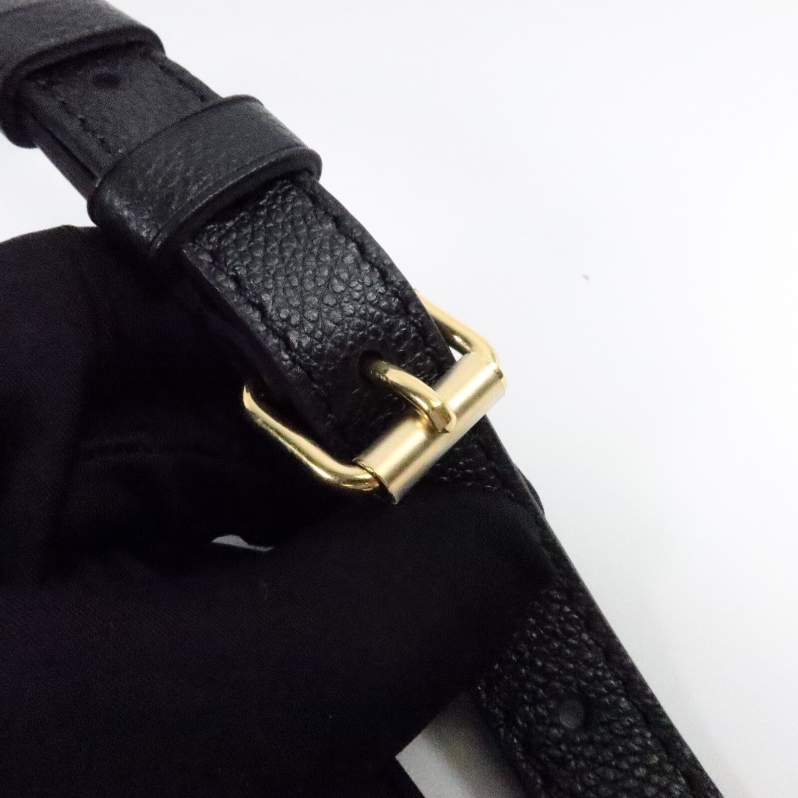 LOUIS VUITTON Monogram Empreinte On The Go PM金扣手挽肩背兩用袋