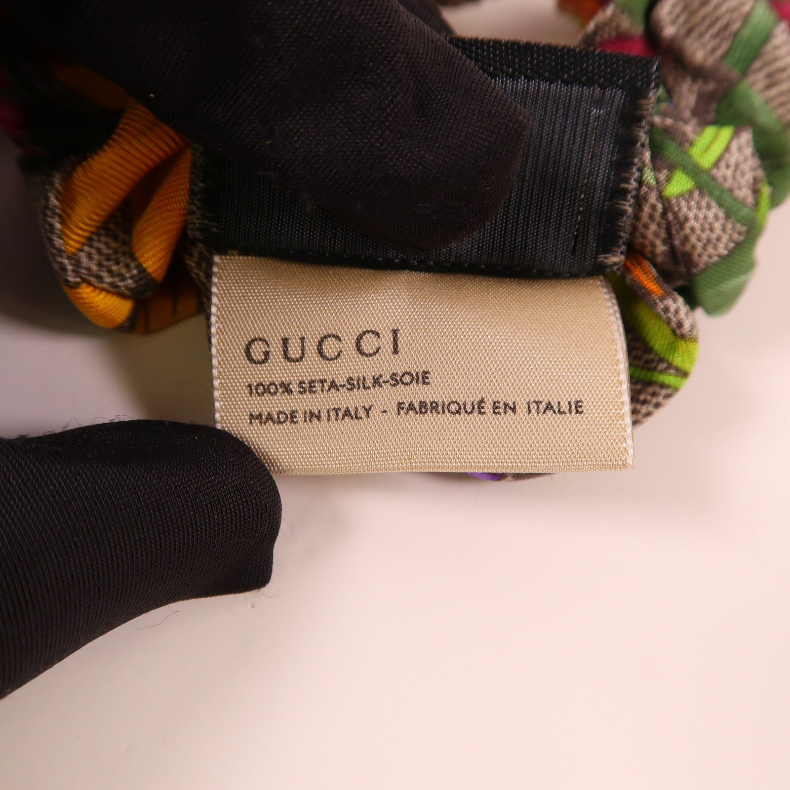 GUCCI 絲質Hair Scrunchy髮圈