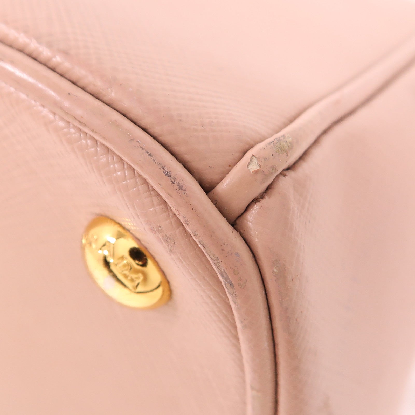 PRADA 牛皮皮革2 Way Shoulder Bag金扣手挽肩背兩用袋