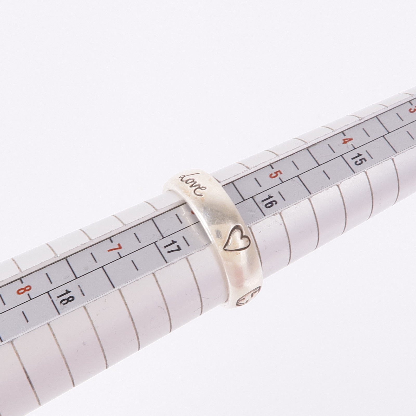 GUCCI 【激減優惠】925純銀Blind For Love Ring戒指US#5.75