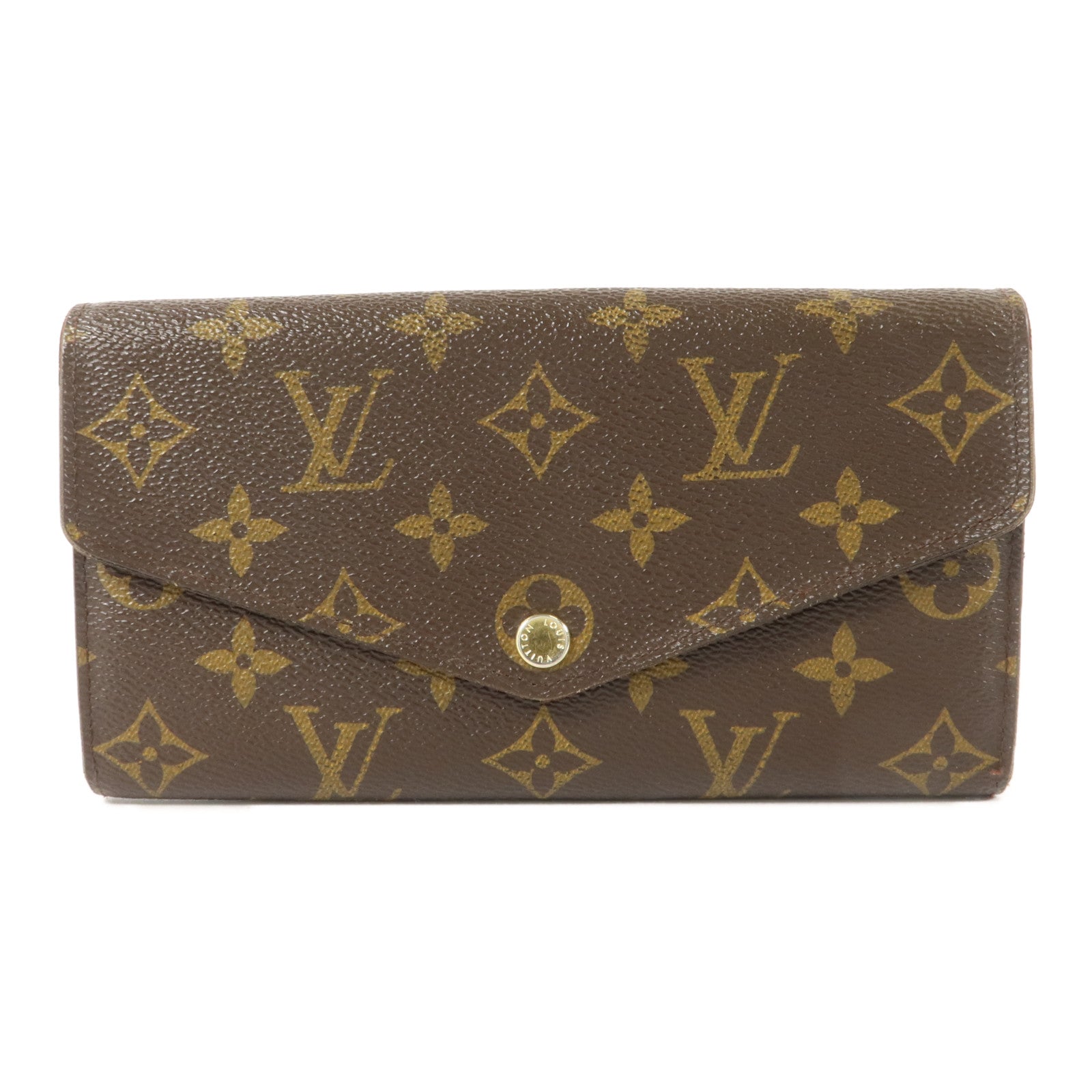 LOUIS VUITTON Monogram Portefeuille Sarah金扣長錢包