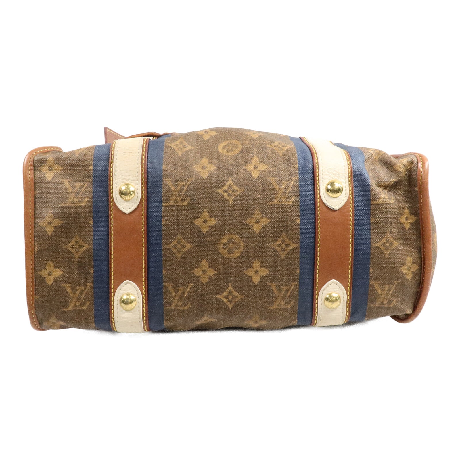 LOUIS VUITTON Monogram Tisse Sac Rayures GM手挽袋