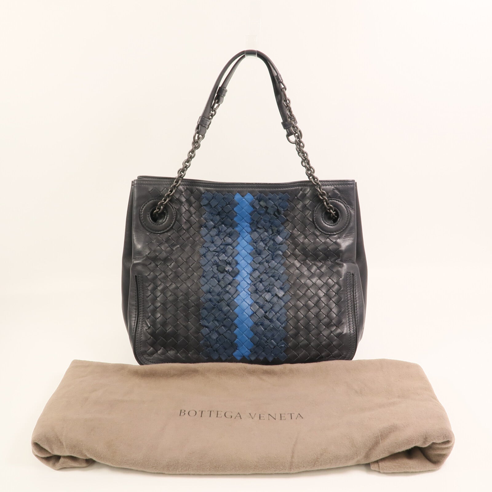 BOTTEGA VENETA 【激減優惠】牛皮皮革Shoulder Bag銀扣肩背袋