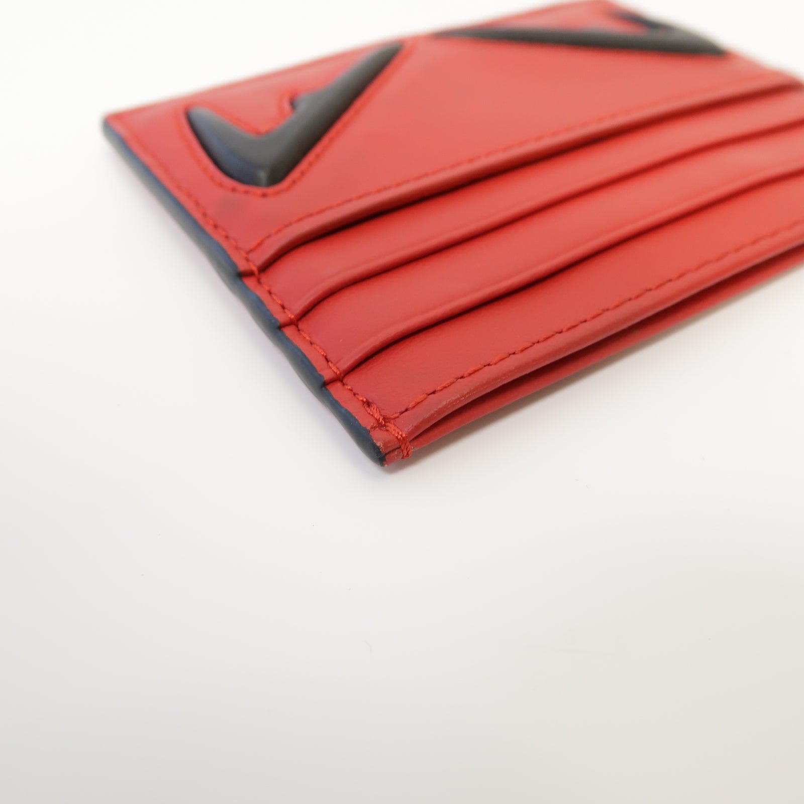 FENDI 牛皮皮革Card Case卡片套紅色
