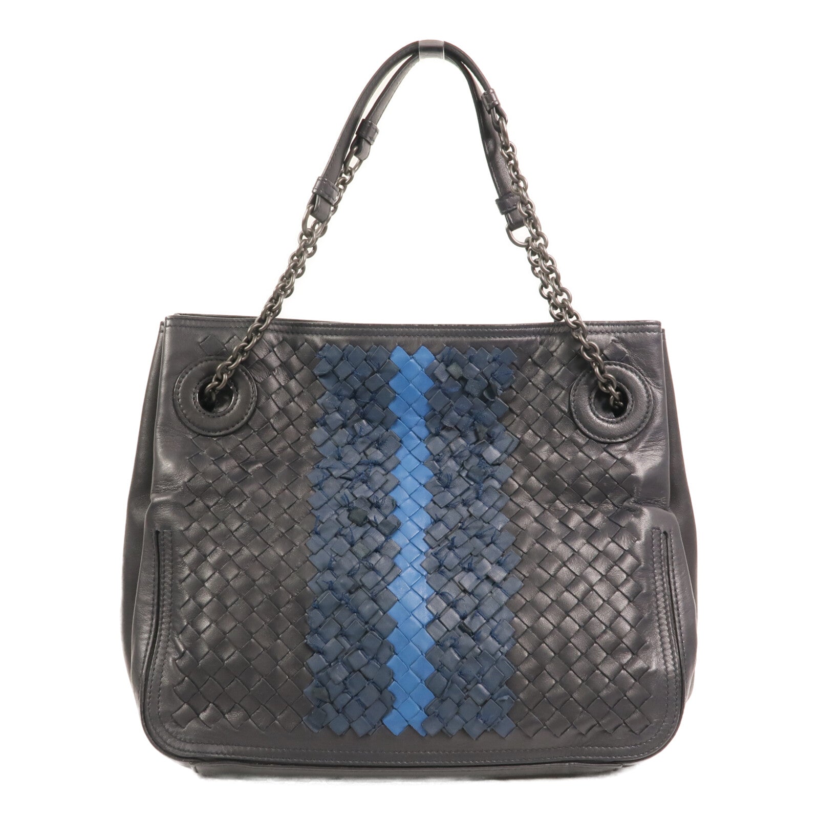 BOTTEGA VENETA 【激減優惠】牛皮皮革Shoulder Bag銀扣肩背袋