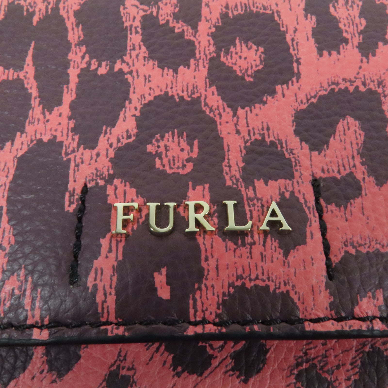 Furla 牛皮皮革Shoulder Bag金扣肩背袋