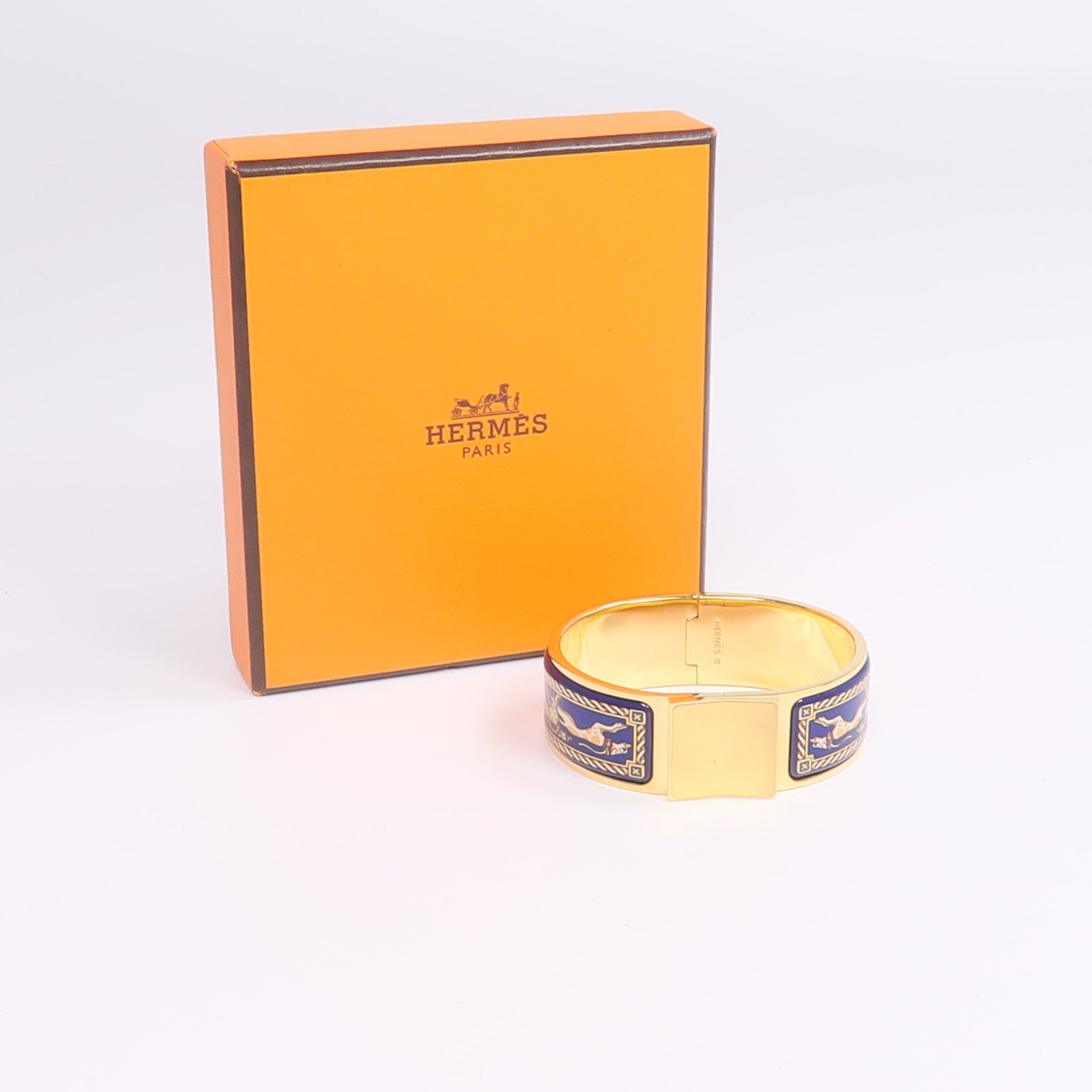 HERMES 金屬/琺瑯Email Bracelet手鐲