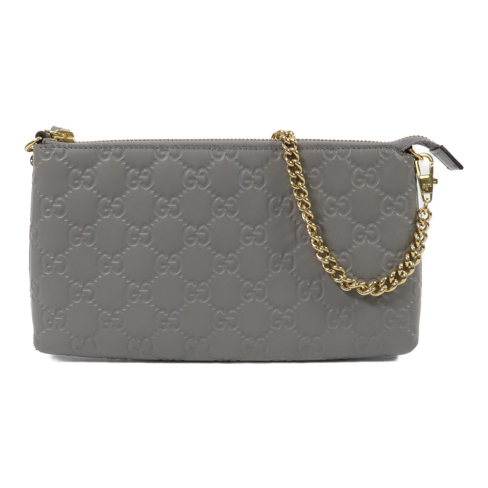 GUCCI 牛皮皮革Wallet On Chain手挽袋