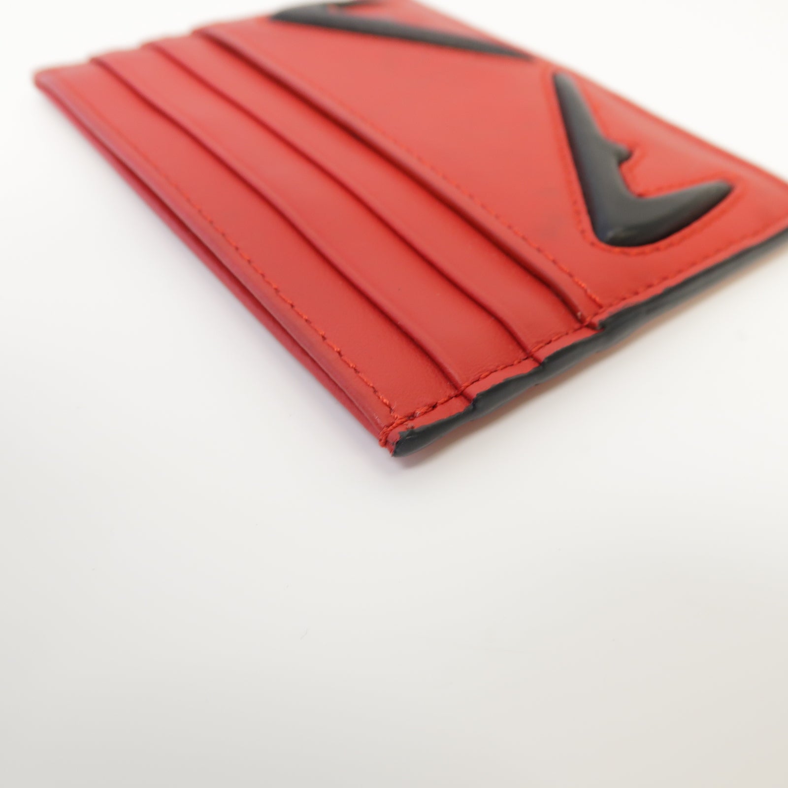 FENDI 牛皮皮革Card Case卡片套紅色