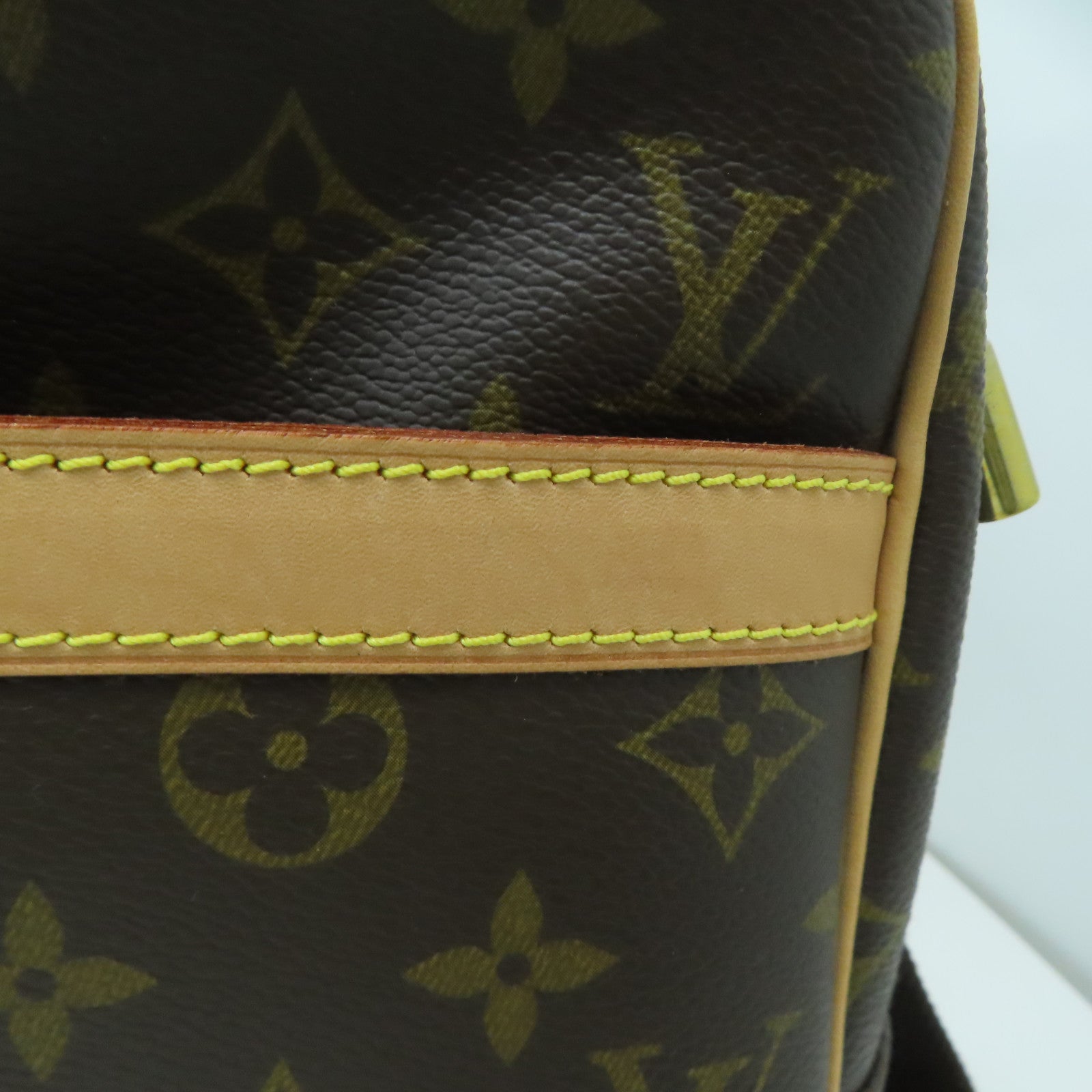 LOUIS VUITTON Monogram Reporter GM金扣肩背袋啡色