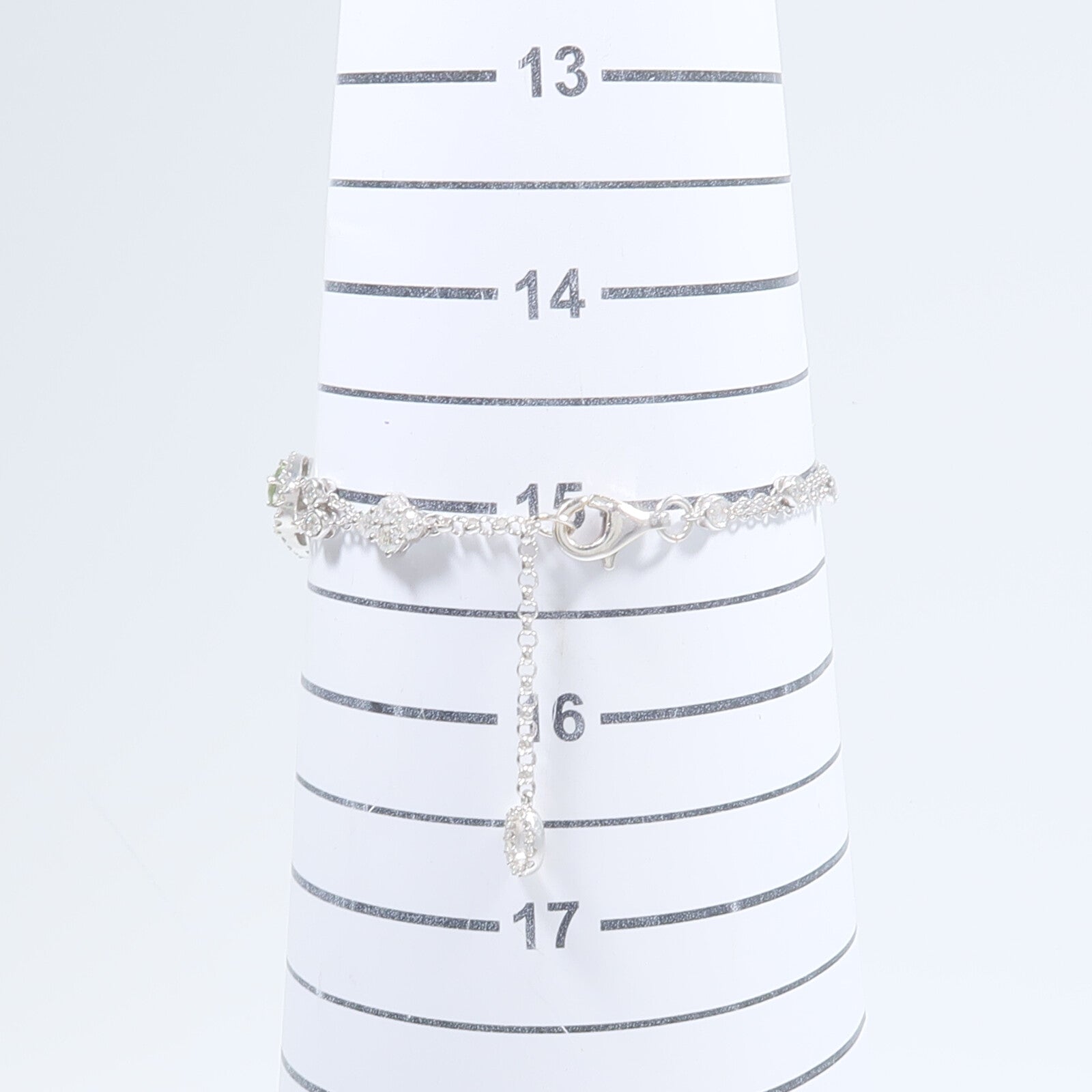 JEWELRY 18K白金Color stone Bracelet彩色寶石手鏈