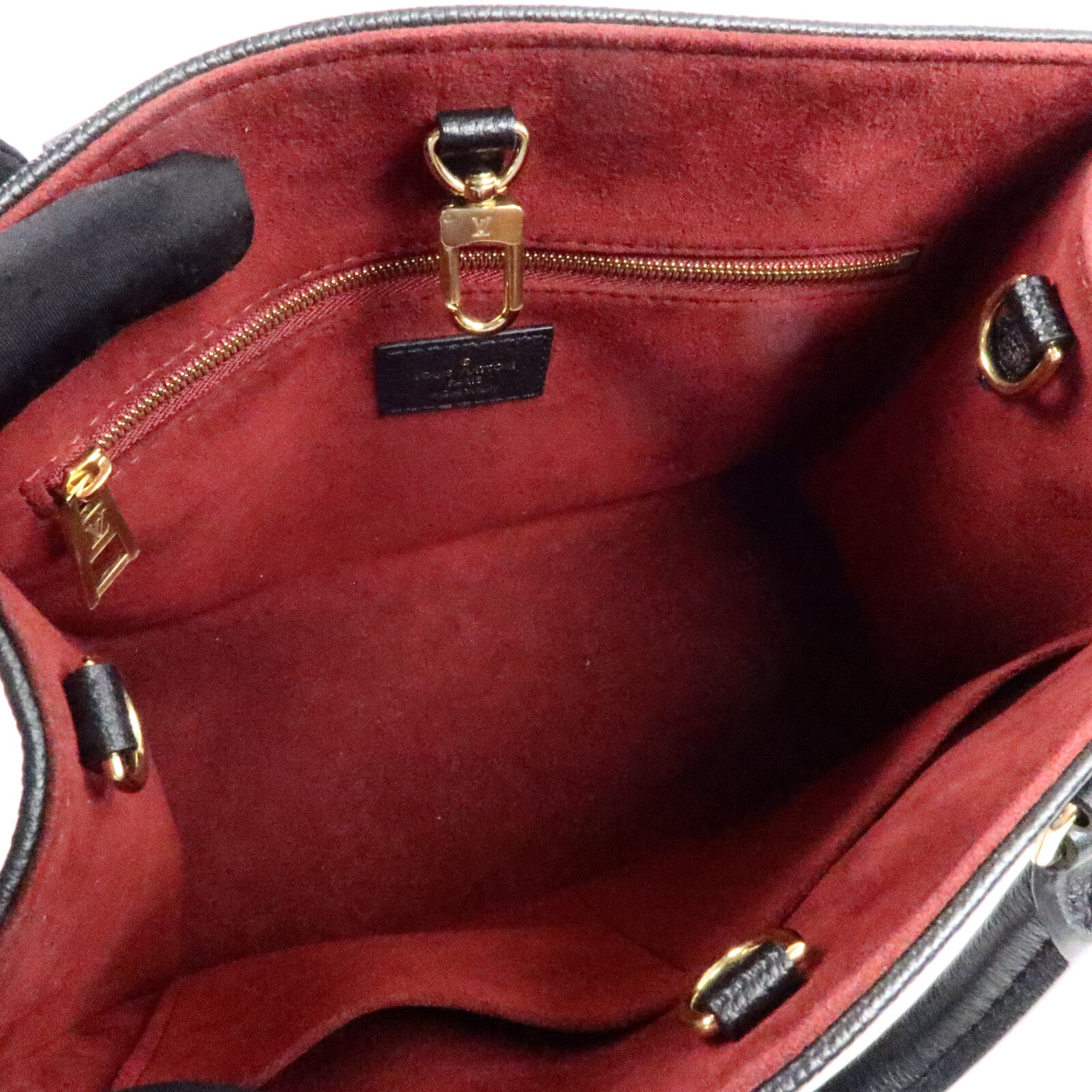 LOUIS VUITTON Monogram Empreinte On The Go PM金扣手挽肩背兩用袋