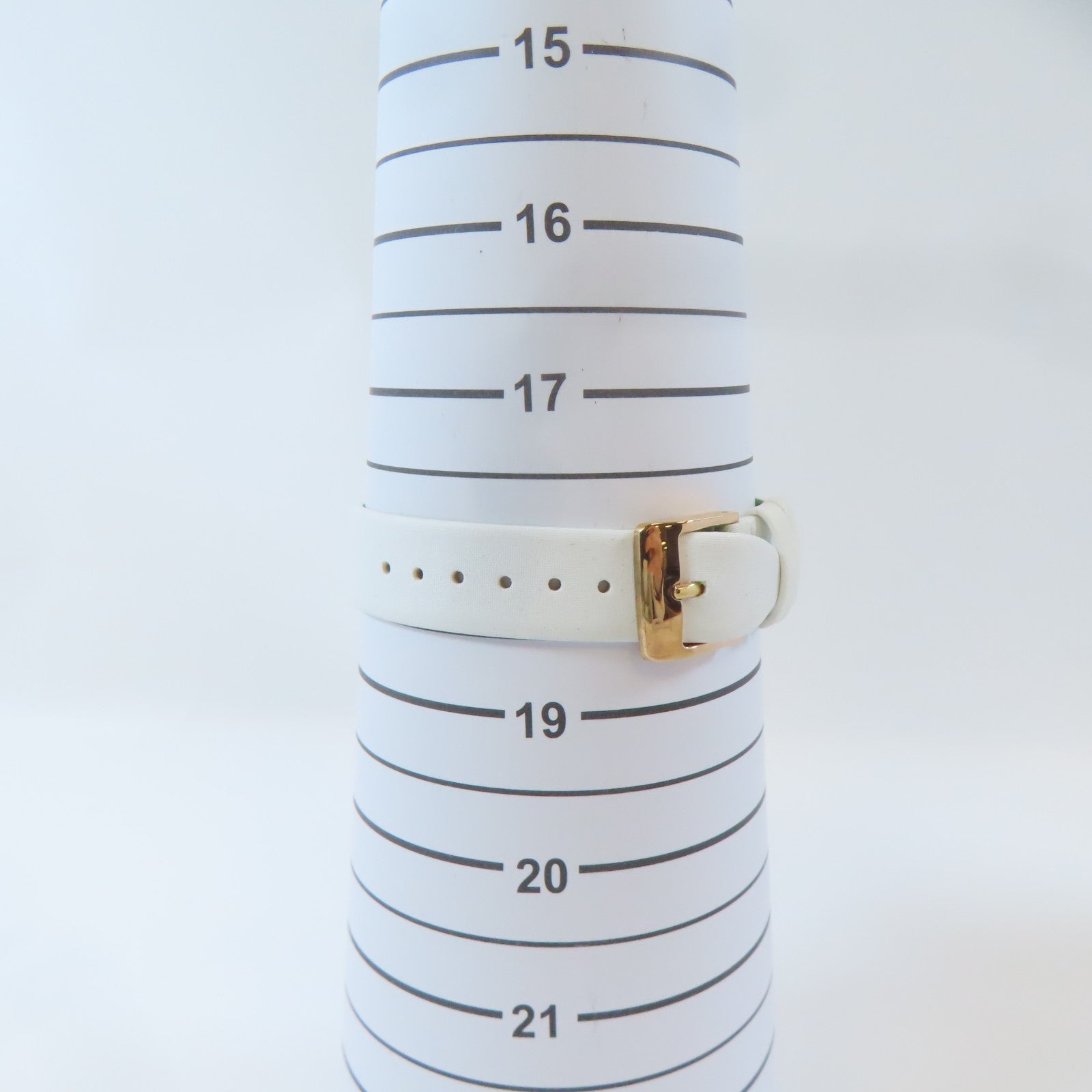 PIAGET Possession 18K玫瑰金/鑽石手錶石英機芯白色/金色