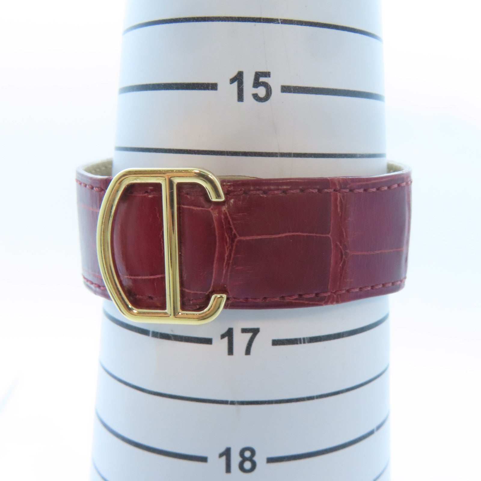 CARTIER Tank Anglaise Diamond 18K玫瑰金手錶自動機芯銀色