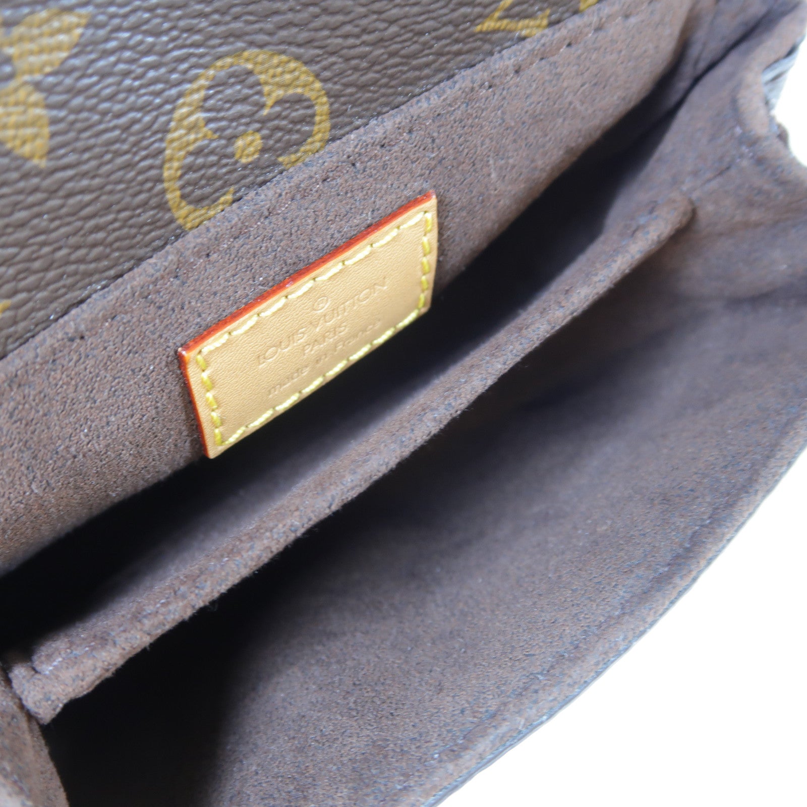 LOUIS VUITTON Monogram Micro Meltis金扣鏈帶肩背袋啡色