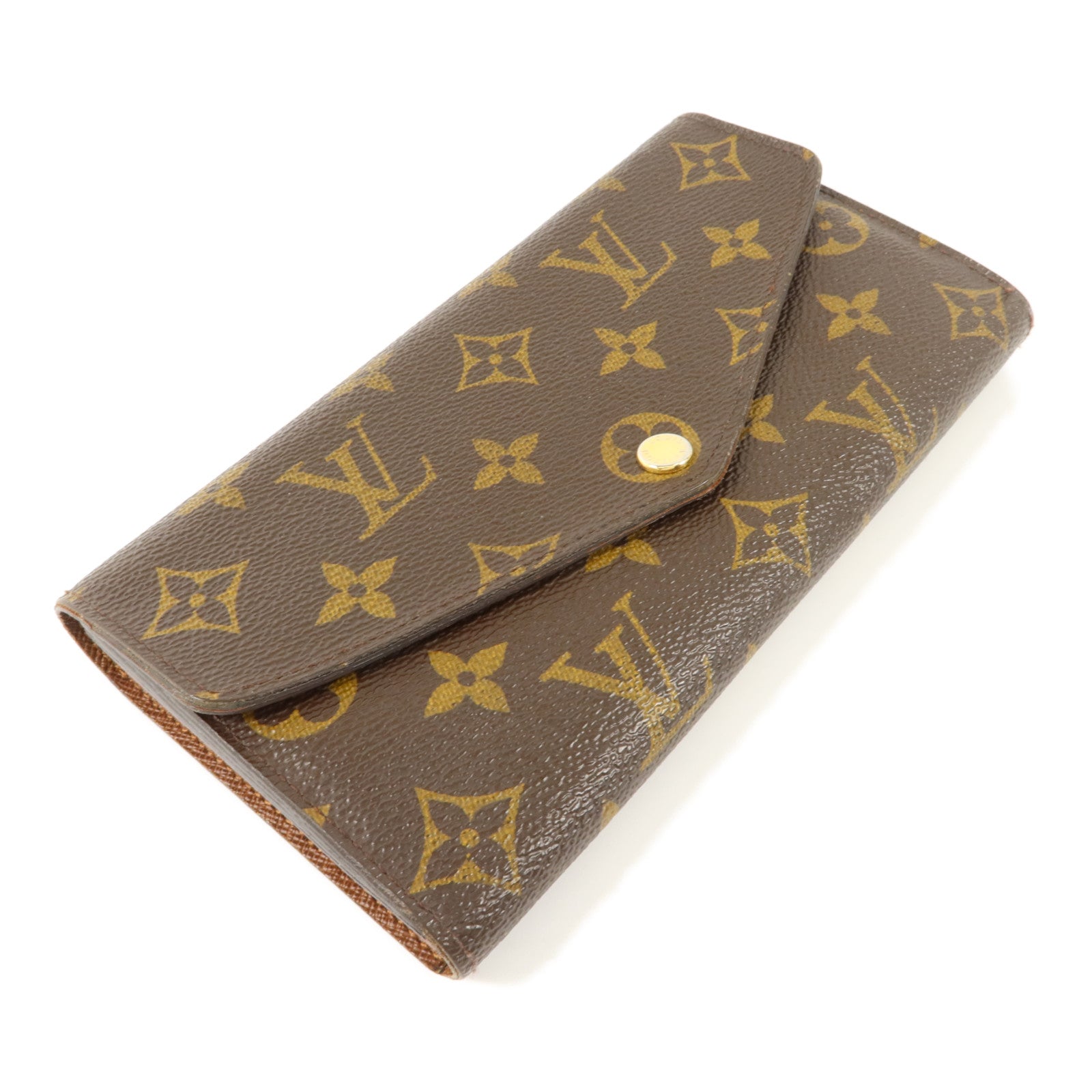 LOUIS VUITTON Monogram Portefeuille Sarah金扣長錢包