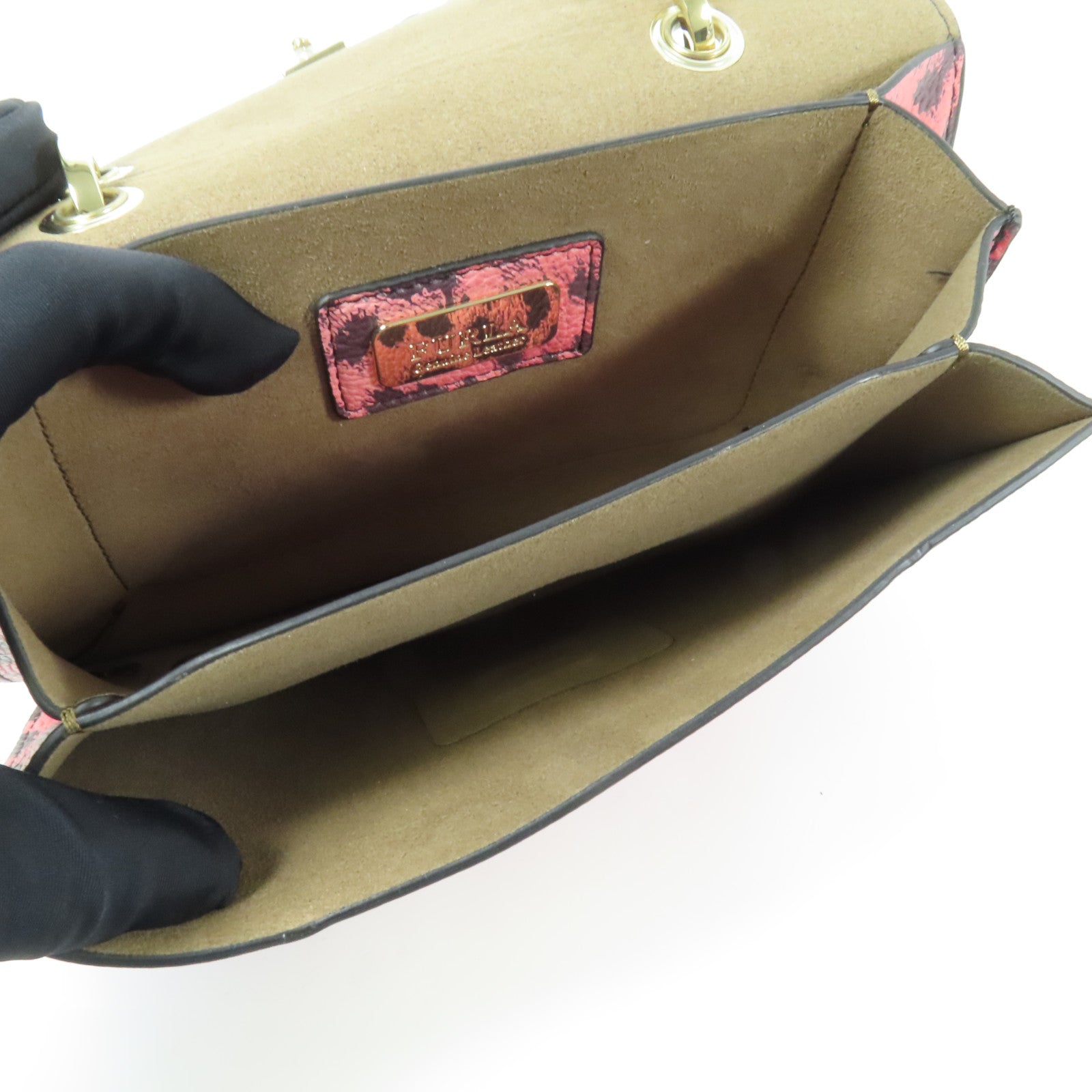 Furla 牛皮皮革Shoulder Bag金扣肩背袋