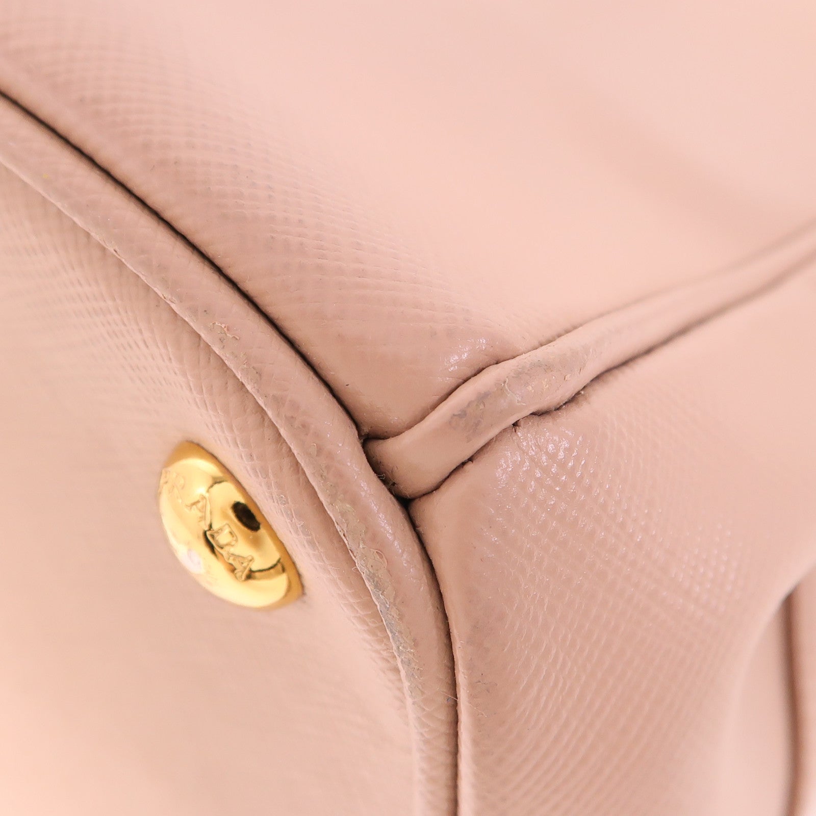 PRADA 牛皮皮革2 Way Shoulder Bag金扣手挽肩背兩用袋