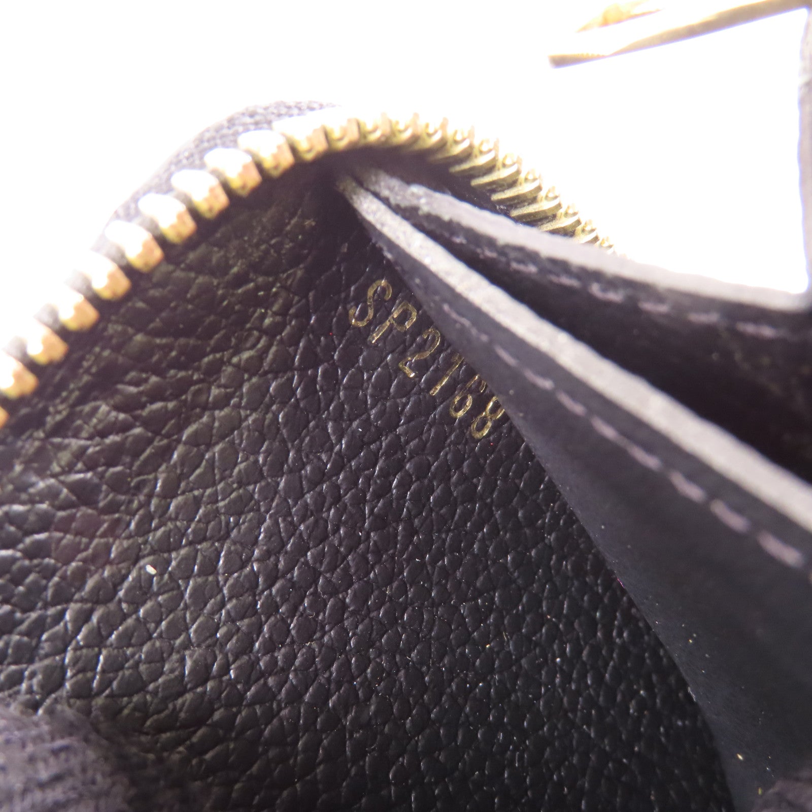 LOUIS VUITTON Monogram Empreinte Clemence Wallet金扣長錢包