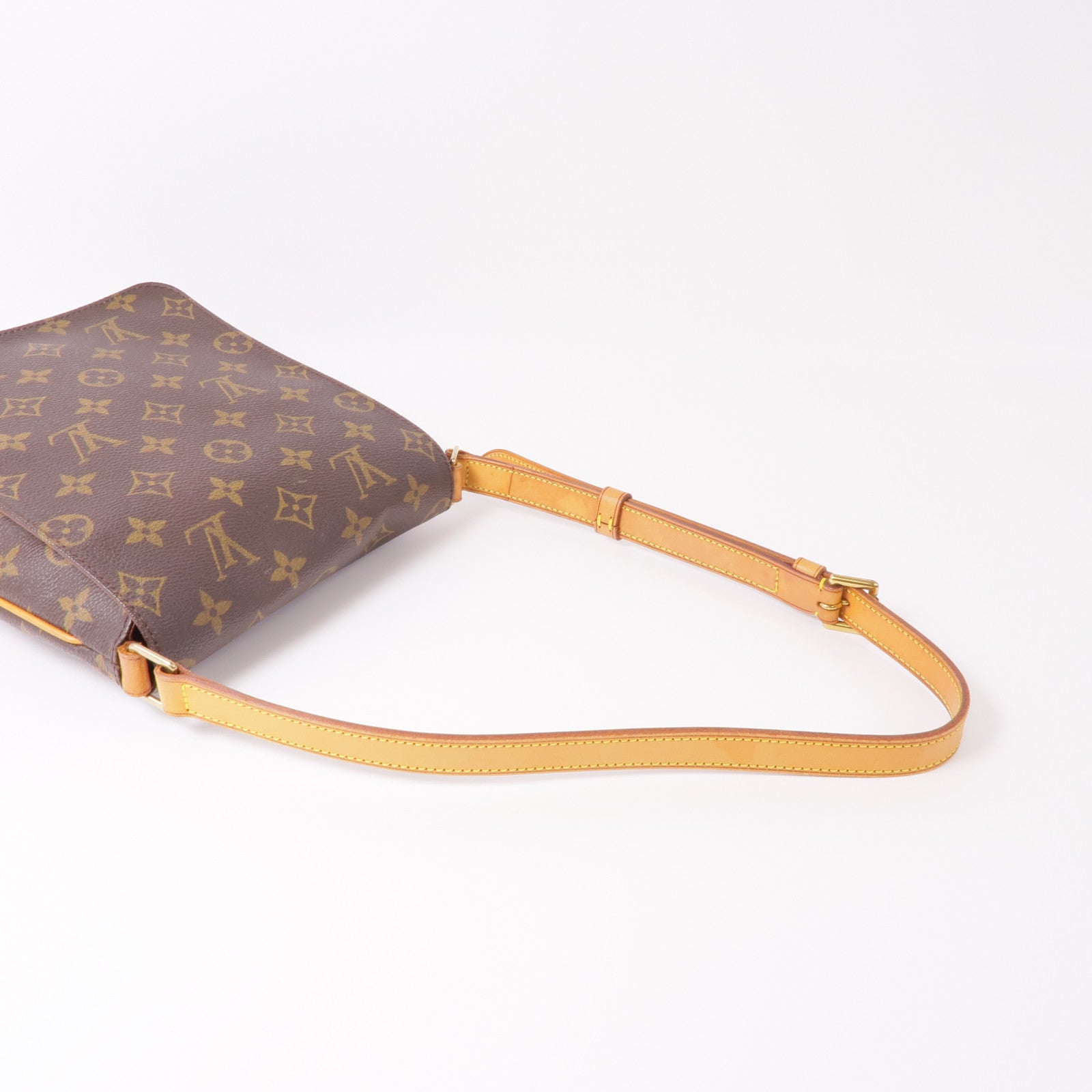 LOUIS VUITTON LV GHW Musette Salsa Short Shoulder Bag M51258 Monogram Brown