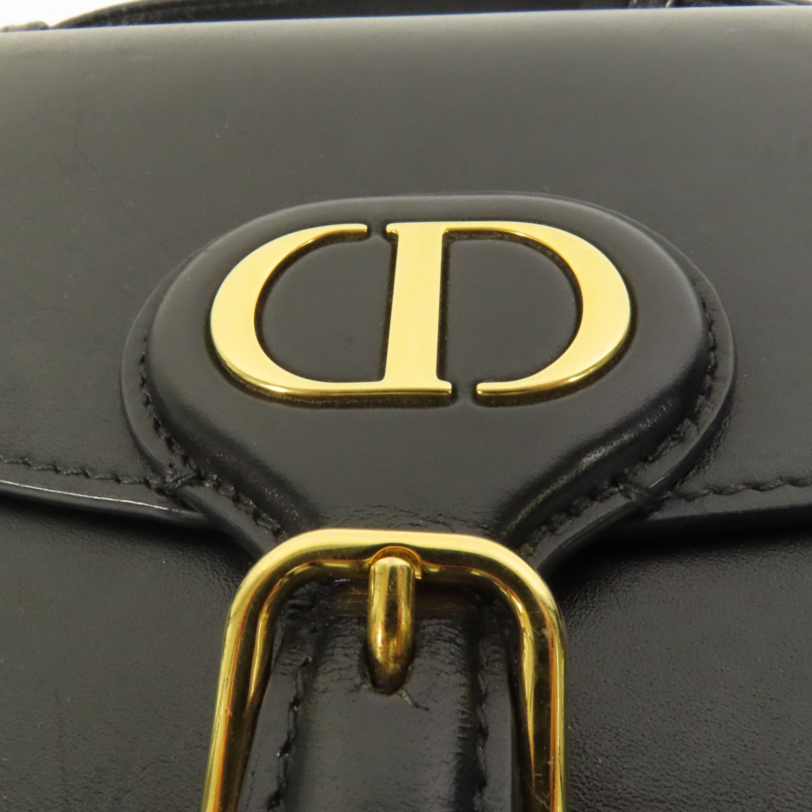 Dior 牛皮皮革Bobby Frame金扣肩背袋