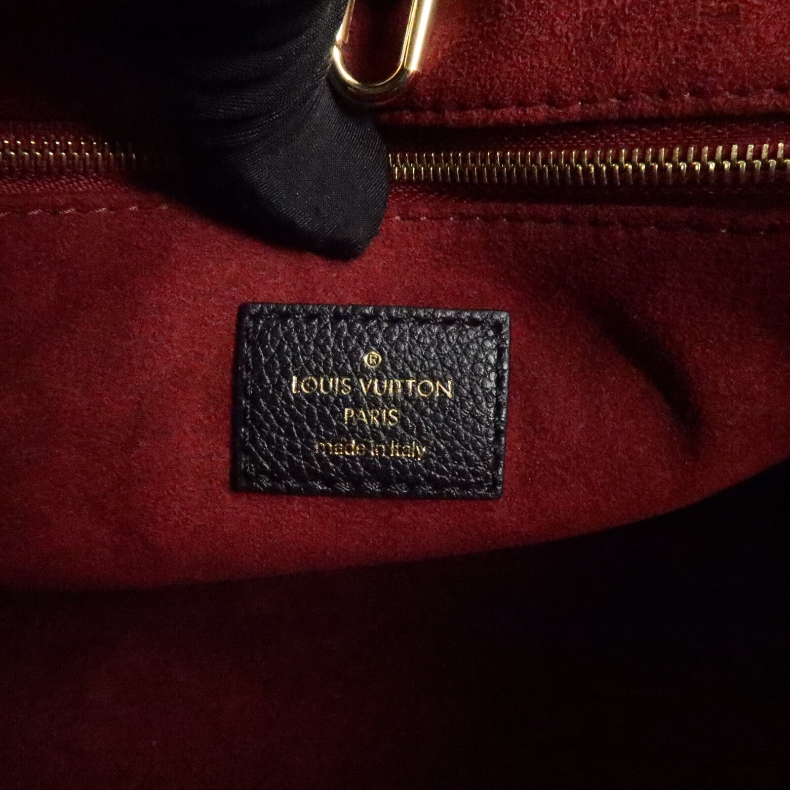 LOUIS VUITTON Monogram Empreinte On The Go PM金扣手挽肩背兩用袋