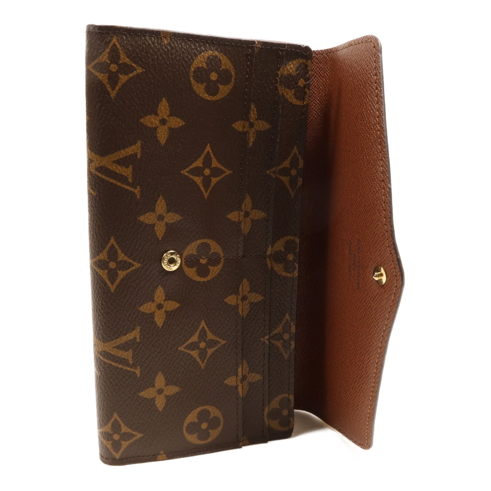 LOUIS VUITTON Monogram Portefeuille Sara金扣長錢包