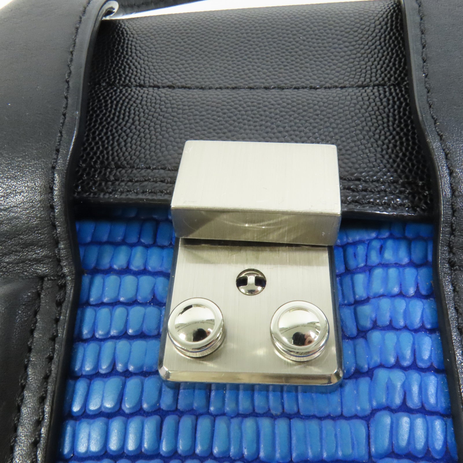 3.1 Phillip Lim 牛皮皮革Mini Pashli銀扣手挽肩背兩用袋