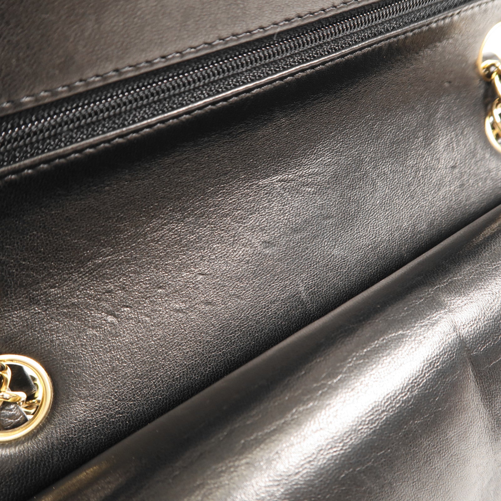 CHANEL 羊皮皮革Classic 25金扣鏈帶肩背袋