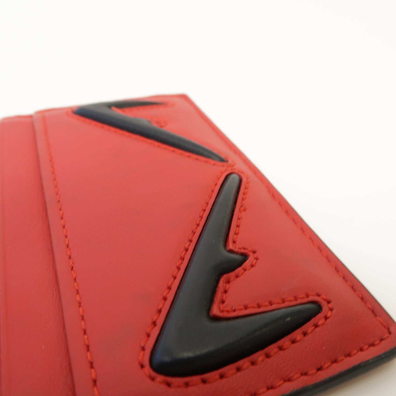 FENDI 牛皮皮革Card Case卡片套紅色