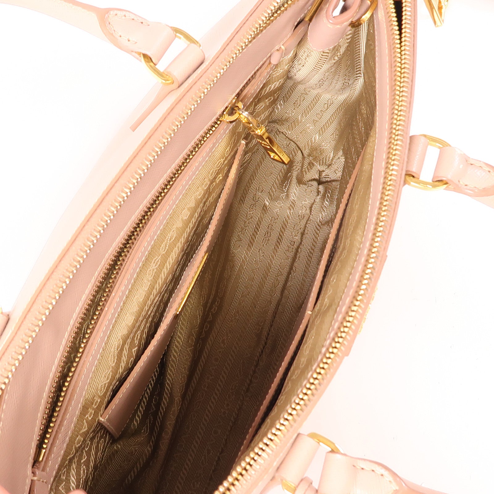 PRADA 牛皮皮革2 Way Shoulder Bag金扣手挽肩背兩用袋