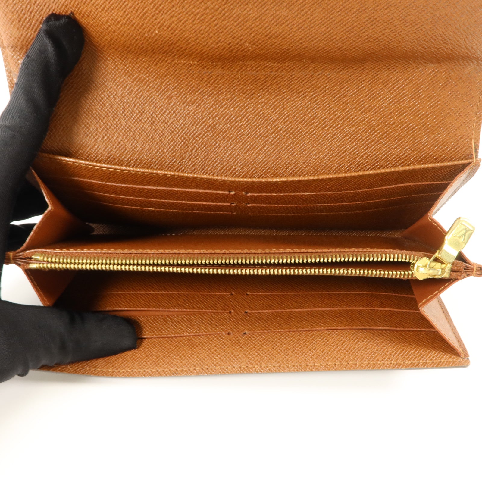 LOUIS VUITTON Monogram Portefeuille Sarah金扣長錢包