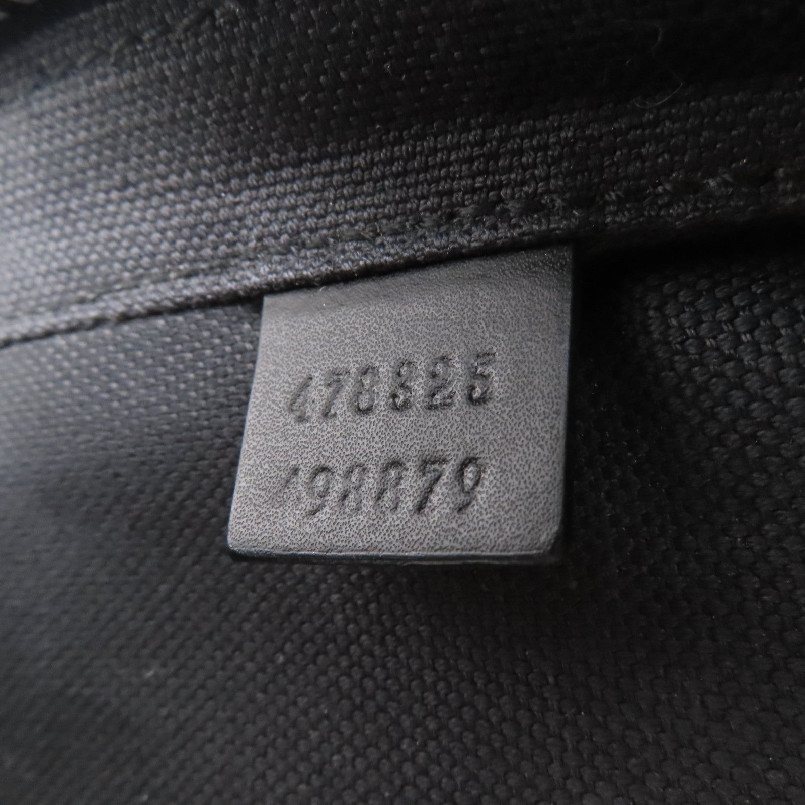 GUCCI 塗層帆布Black Sling Backpack銀扣斜孭袋