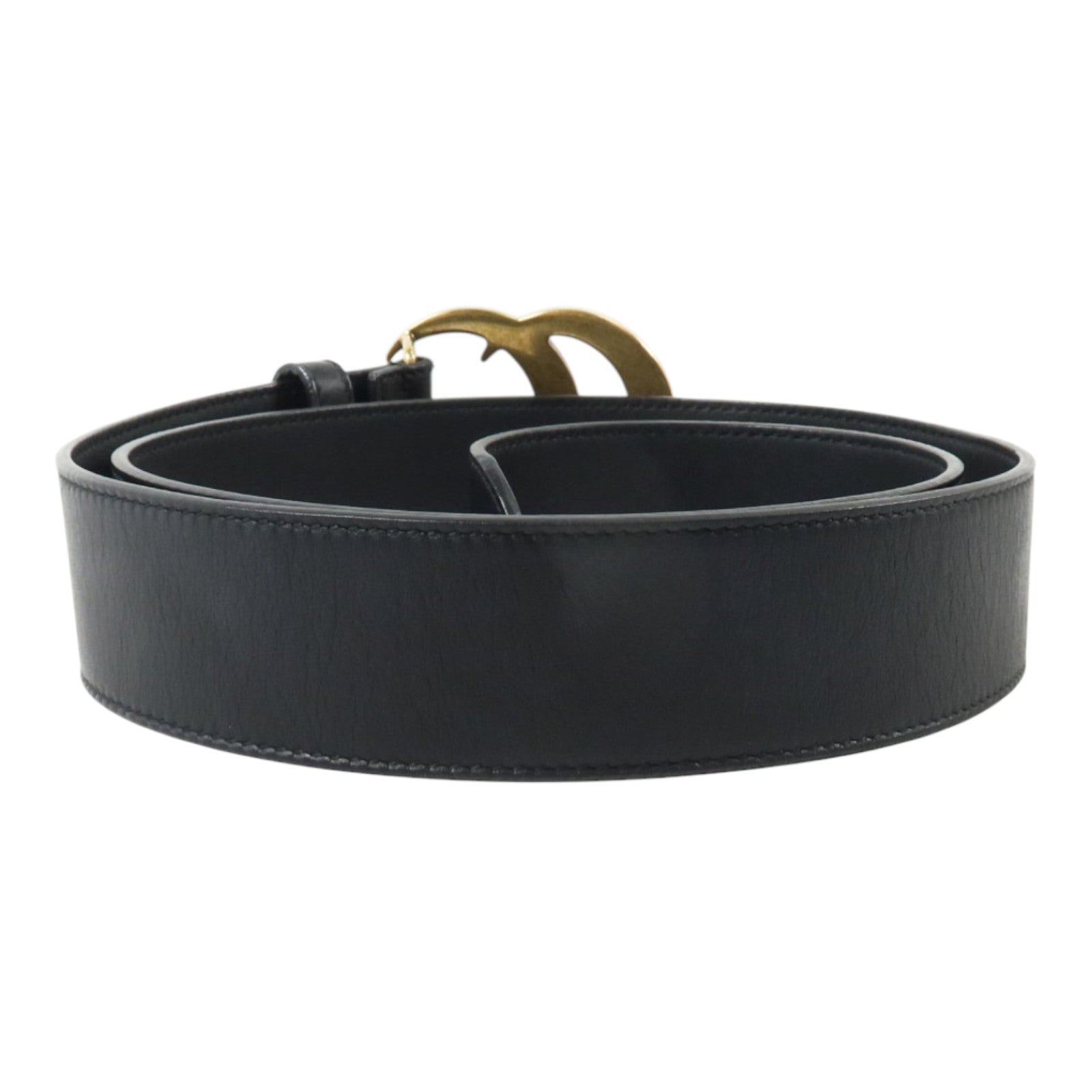 GUCCI 牛皮皮革GG Marmont Belt 85cm金扣皮帶