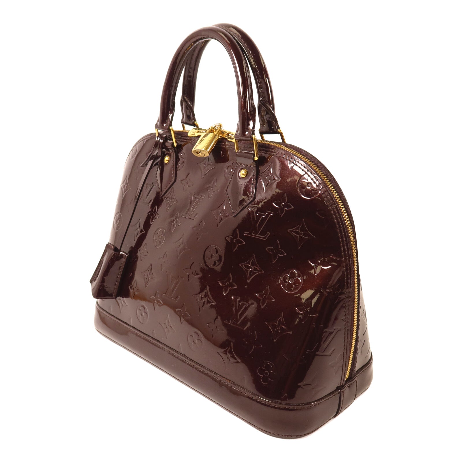 LOUIS VUITTON Monogram Vernis Alma PM手挽袋