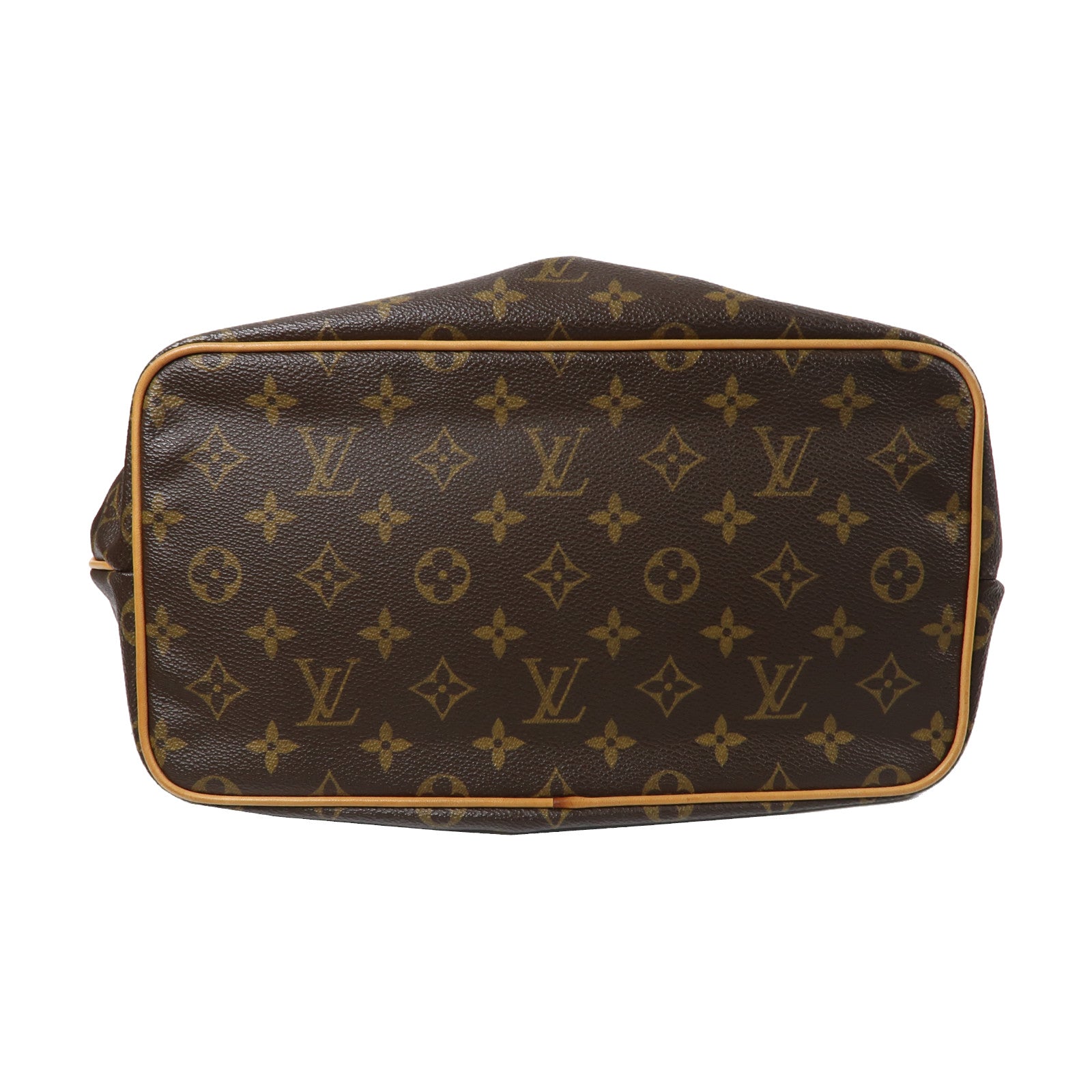 LOUIS VUITTON Monogram Palermo PM金扣手挽肩背兩用袋啡色